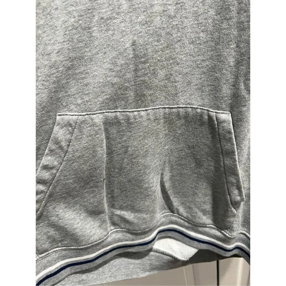 Nike Sportswear Essentials Fleece Pullover Hoodie Women MED Gray Blue